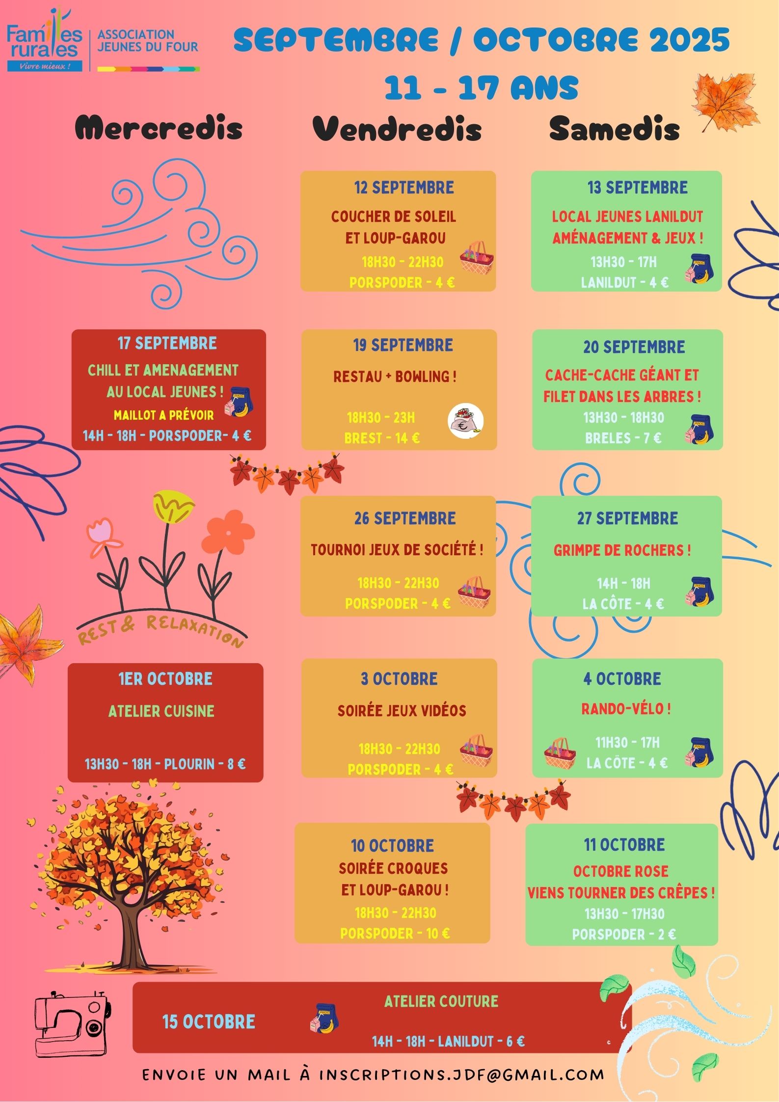Planning Animations 11 17 Sept Oct 25