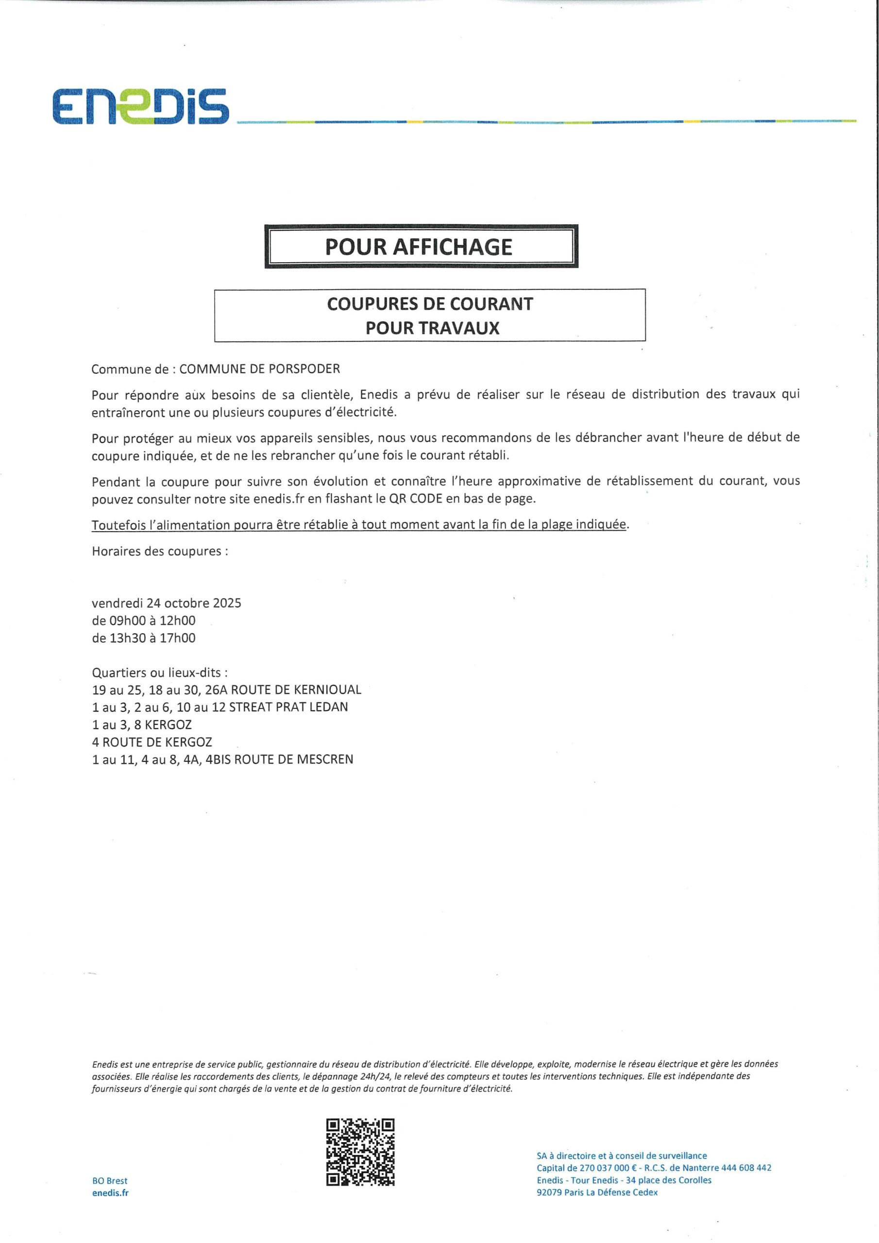 NEDIS Coupure De Courant Pour Travaux