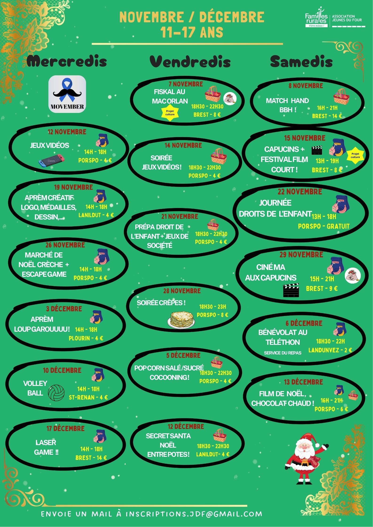 015. Planning Animations 11 17 Nov Dec 25