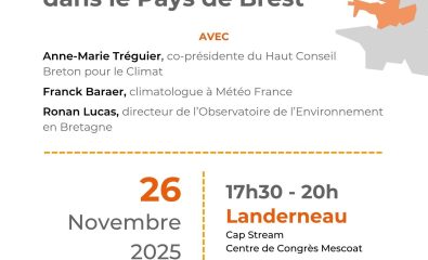 Conférence sur le changement climatique et ses conséquences dans le Pays de Brest