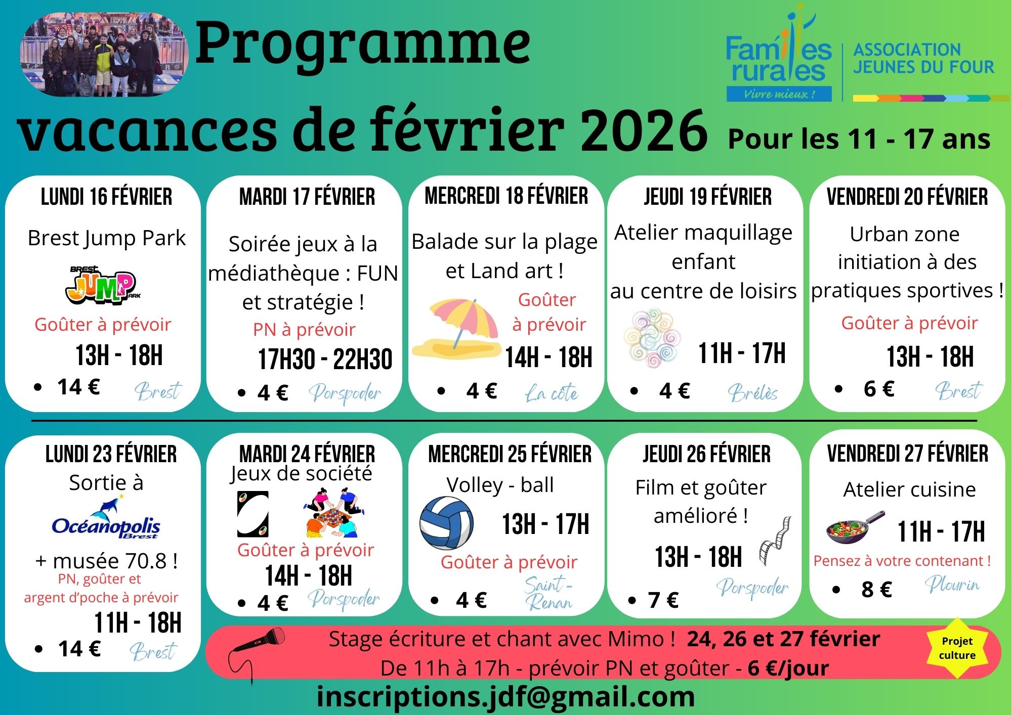 Vacances De Février 11 17