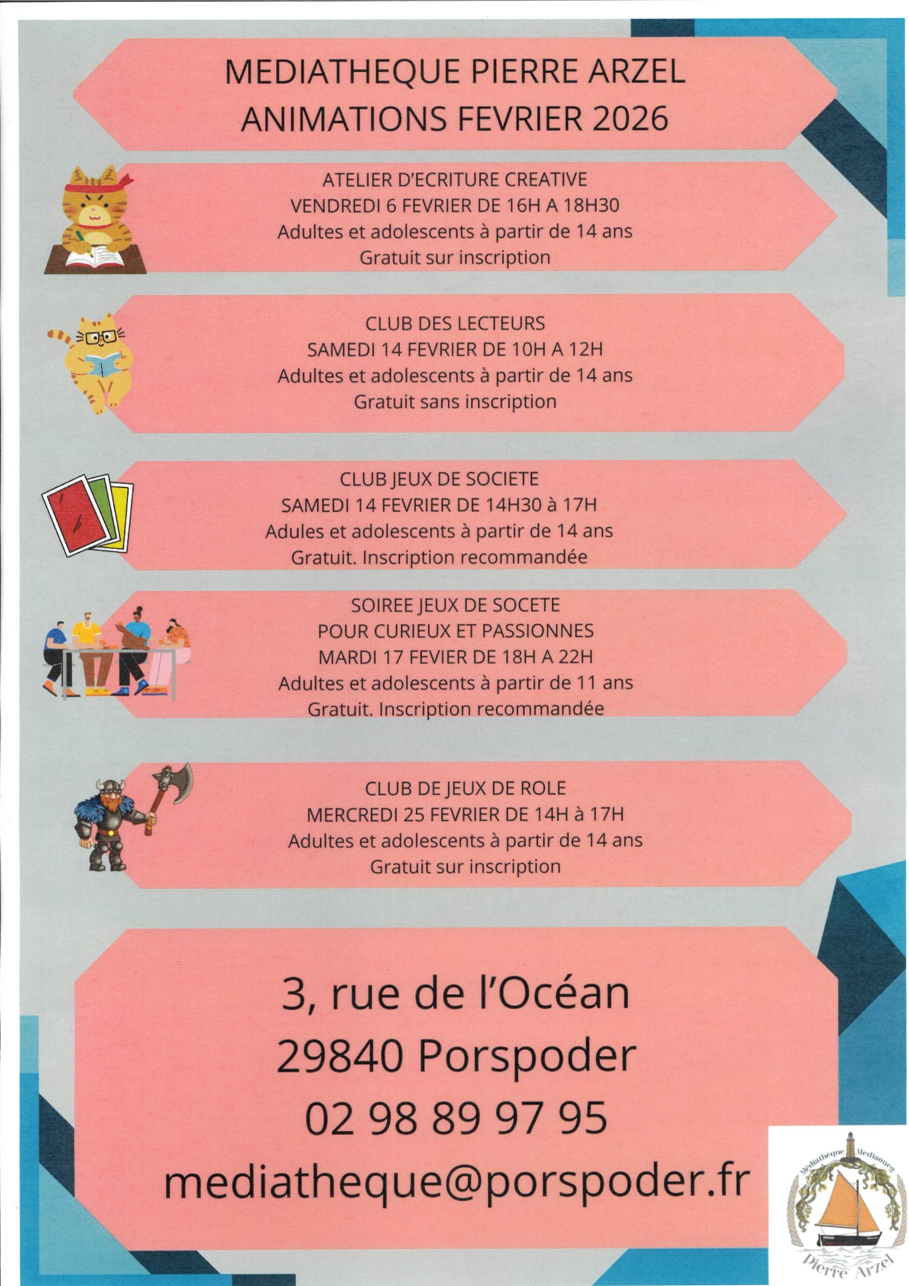 Médiathèque Février 2026