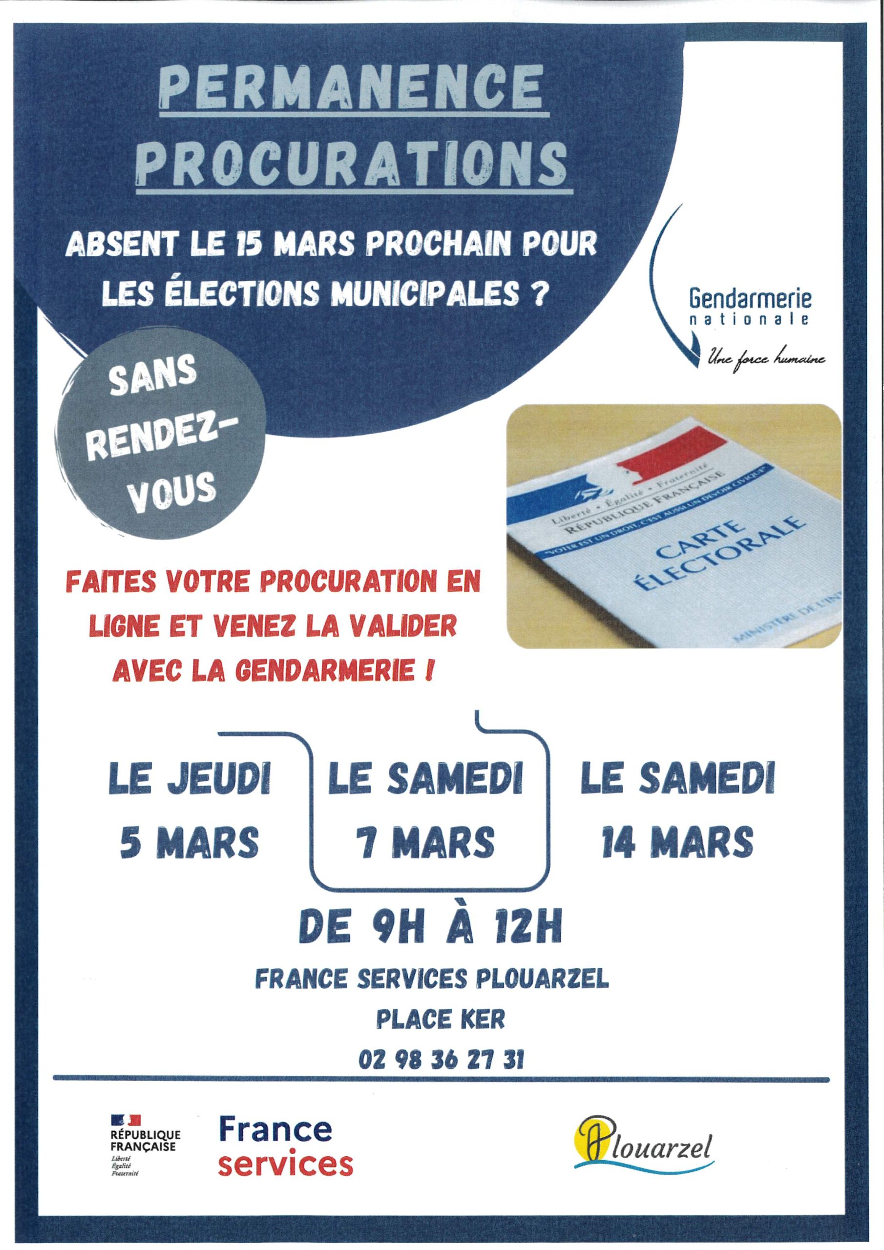 Permanence Procurations